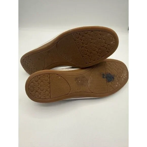 Coach Women's Richelle Parchment Colorway Boat Shoe Size 8.5 - Picture 5 of 6